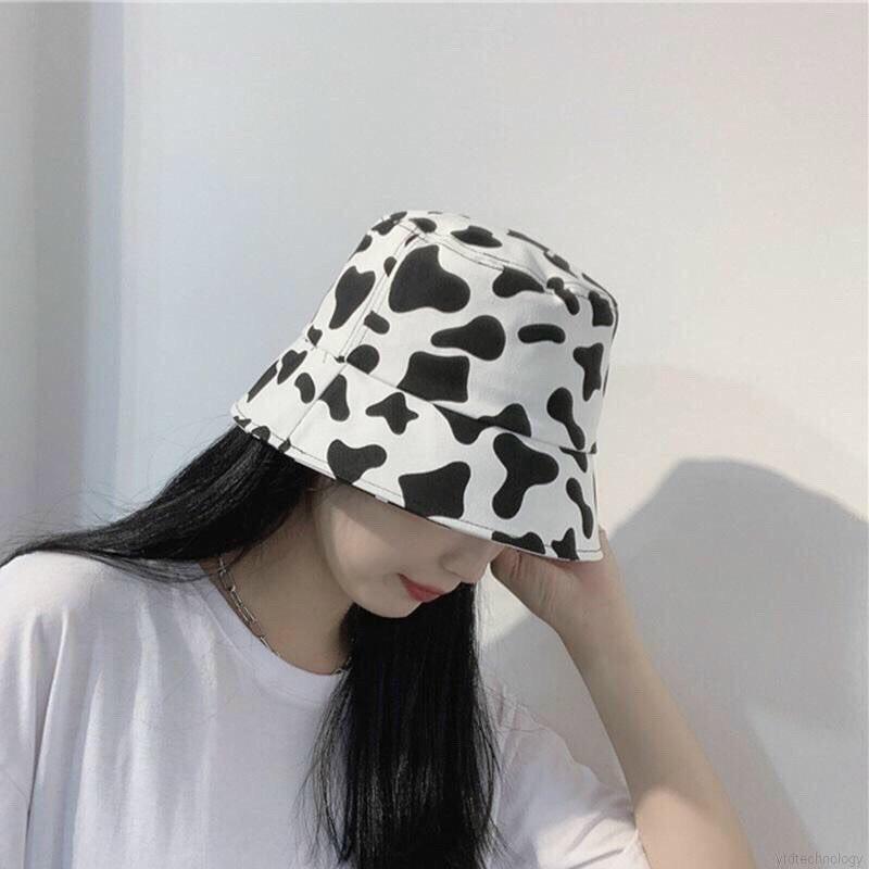 Mũ nón vành tai bèo bucket bò sữa dễ thương, siêu hot chất liệu cotton cao cấp  thoáng mát