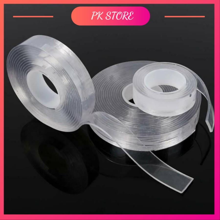Băng Keo Nano 2 Mặt Siêu Dính Trong Suốt