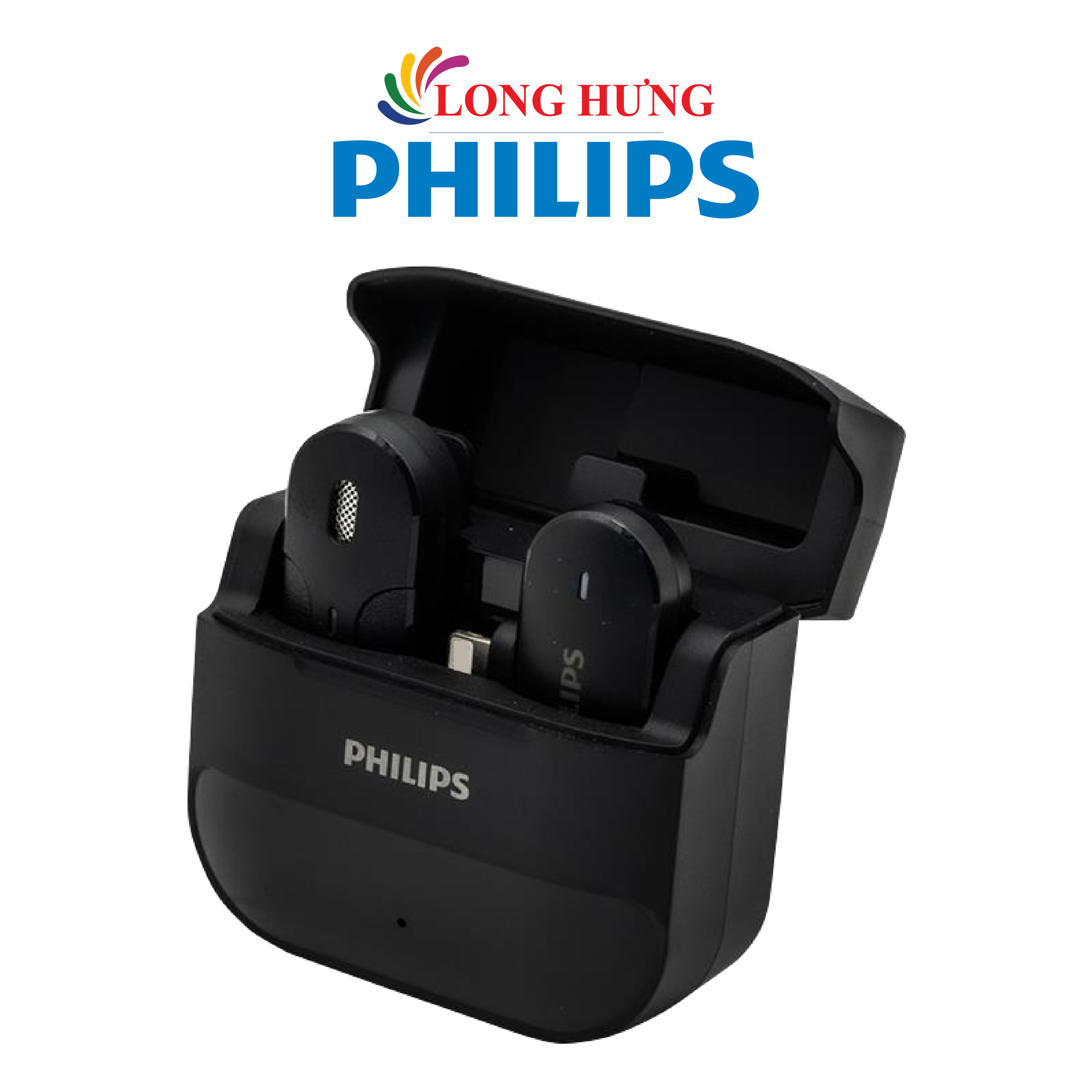 Micro không dây Wireless Lavalier Philips 1 Micro DLM9001 - iP - Hàng chính hãng