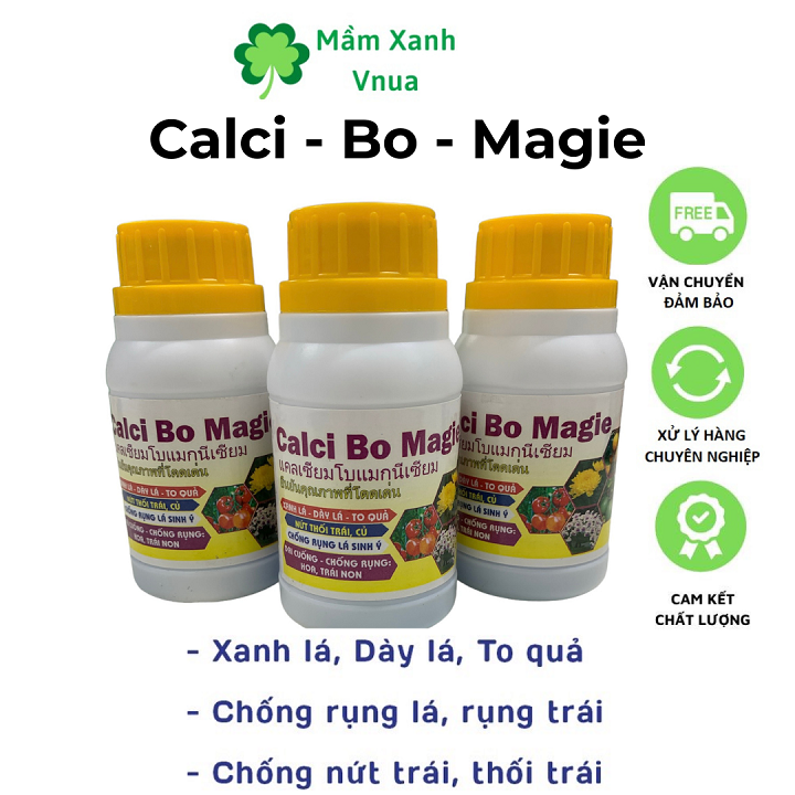 Phân Bón Chống Rụng Trái Cho Cây Siêu Canxi Bo Magie - Chai 100 ML