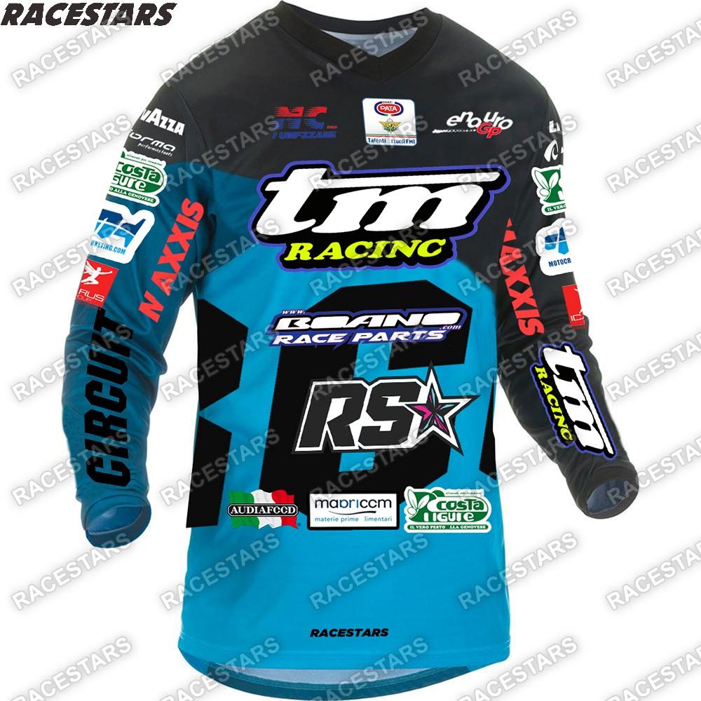 TM đua xe mô tô dài tay đua xe mô tô xuống dốc đi xe đạp Núi Jersey Enduro Motorsport Dirt Bike ngoài đường MTB MX Color: CTM37 Size: XXS