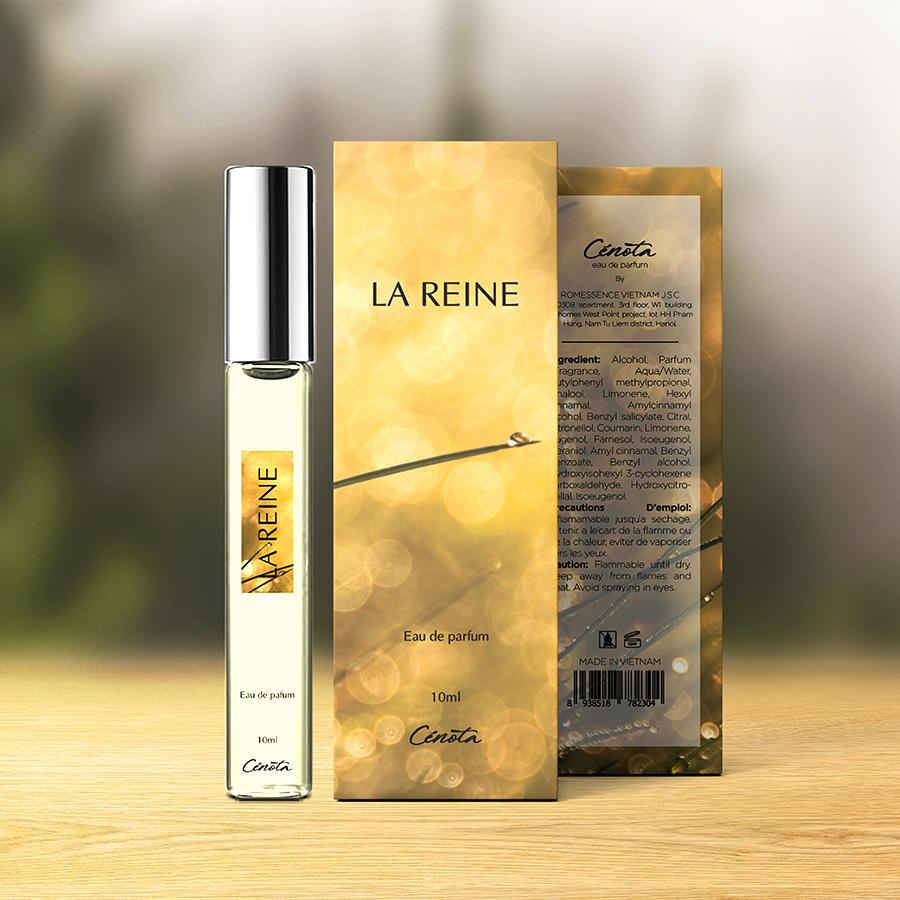 Nước hoa mini dạng lăn Cenota La Reine 10ml Chính Hãng Thanh Lịch Gợi Cảm