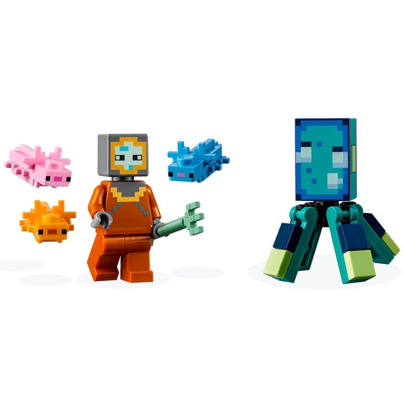 Đồ Chơi Lắp Ráp Lego Minecraft 21180 - The Guardian Battle (255 Mảnh Ghép)