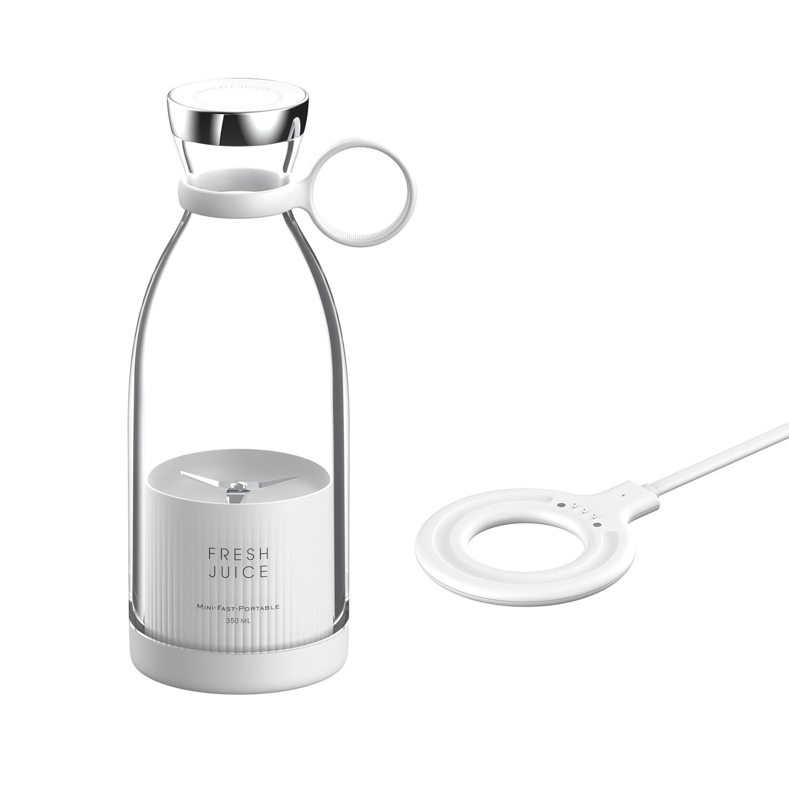 Máy xay sinh tố mini mini cầm tay 350ml Cup Juicer không dây sạc 4 lưỡi làm sinh tố, nghiền thức ăn cho trẻ em