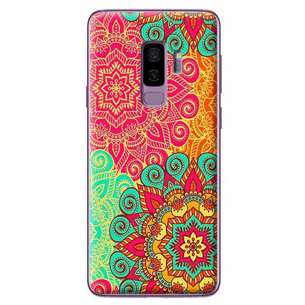 Ốp Lưng Dành Cho Samsung Galaxy S9 Plus - Mẫu Mandala Hồng Xanh