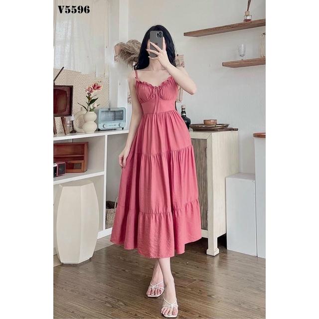 váy xòe màu hồng giá tốt Tháng 7 2023  Mua ngay  Shopee Việt Nam