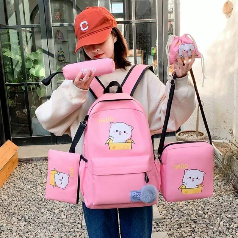 Balo Ulzzang Nữ Nam Loại To Thời Trang, Balo Nữ Nam Đi Học, Đi Du Lịch