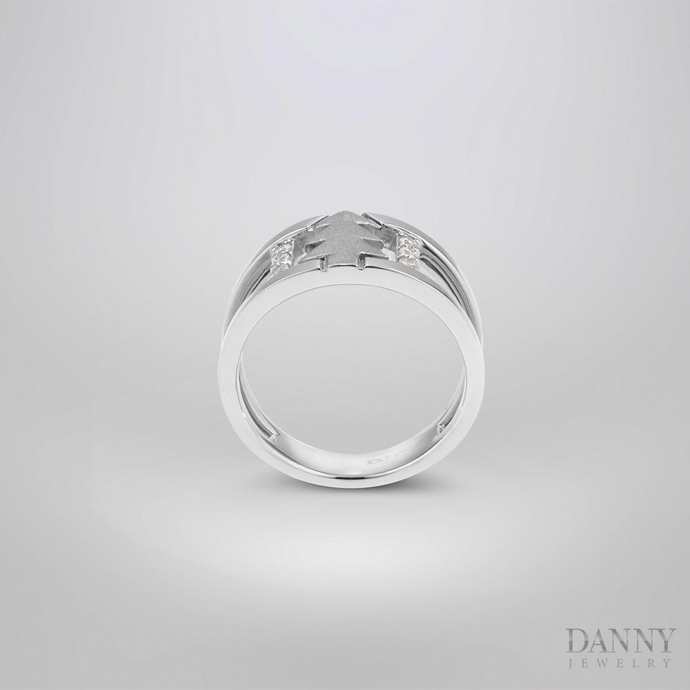 Hình ảnh Nhẫn Nữ Danny Jewelry Bạc 925 Cây Thông Xi Rhodium N0038