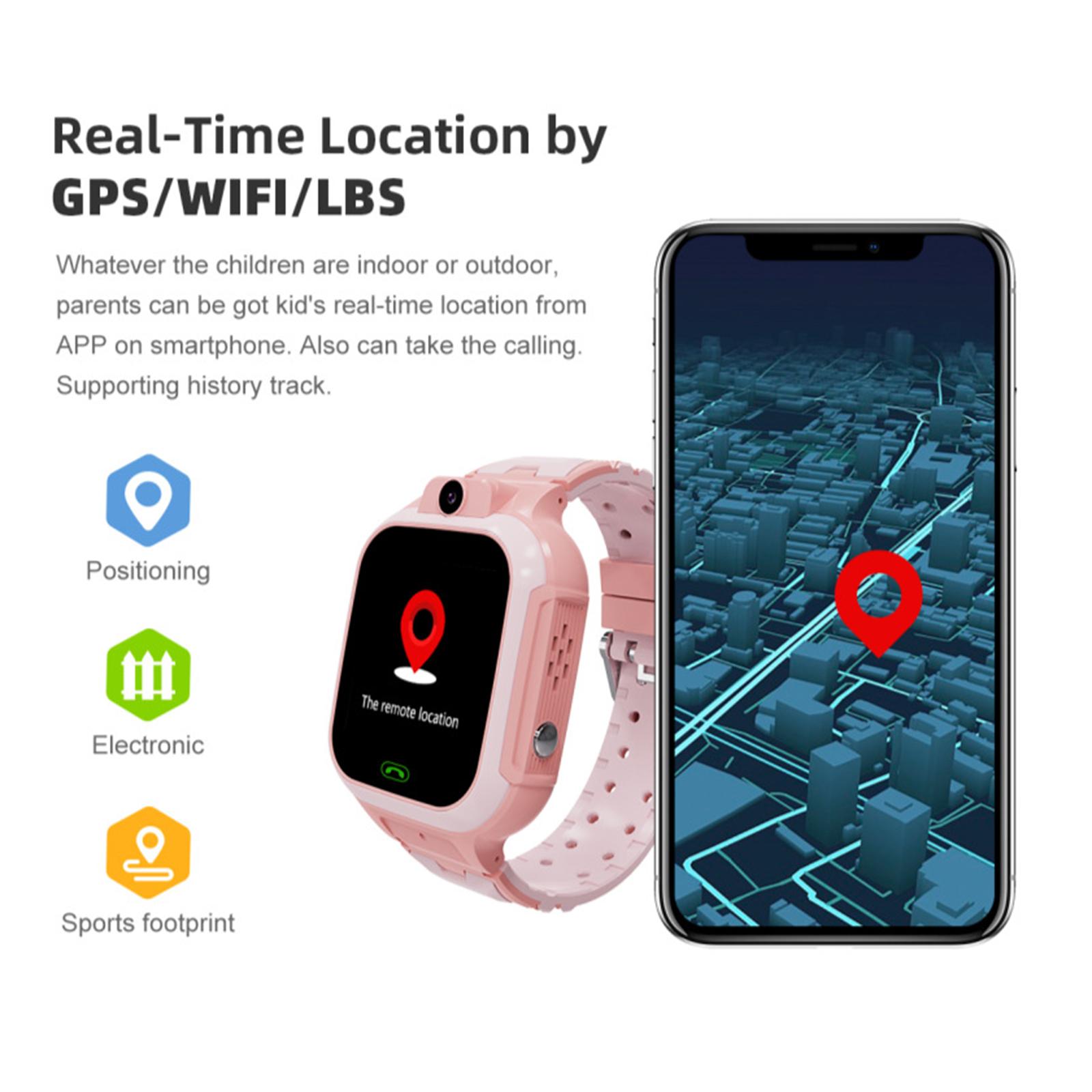 LT37 4G Kids Smart Phone Call Watch Video Chat LBS GPS WiFi SOS Monitor Camera Child Voice Chat Baby Smartwatch