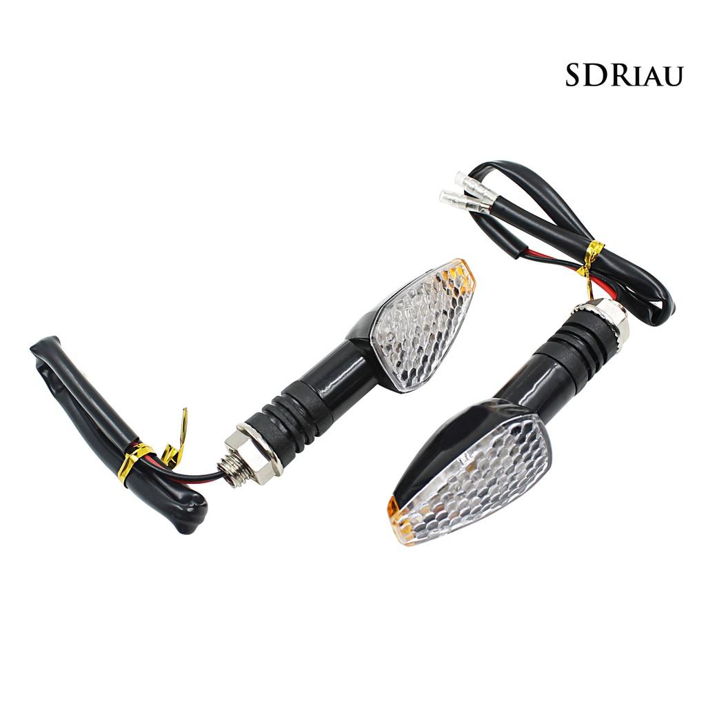 1 Cặp Đèn Led Tín Hiệu Xi Nhan Dạng Tổ Ong 12v Cho Xe Mô Tô