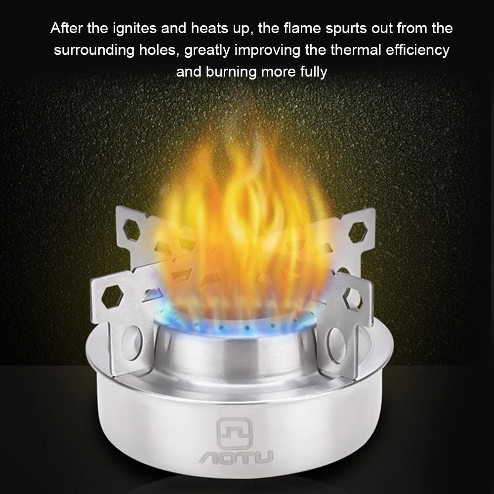 Đầu đốt di động siêu nhẹ bằng Titanium có giá đỡ