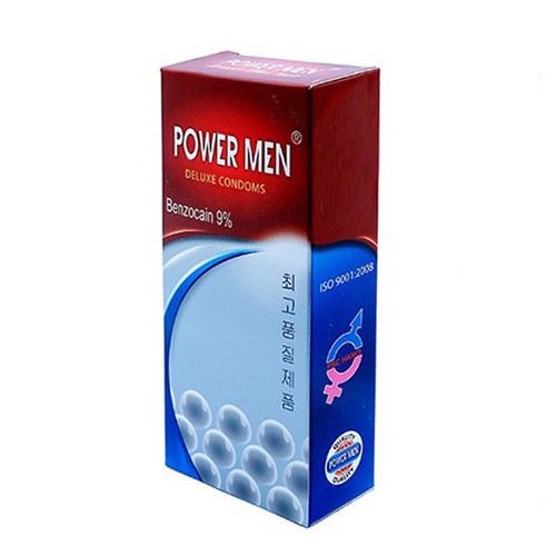 Bao cao su Power Men Ngọc trai gai hộp 12 bao