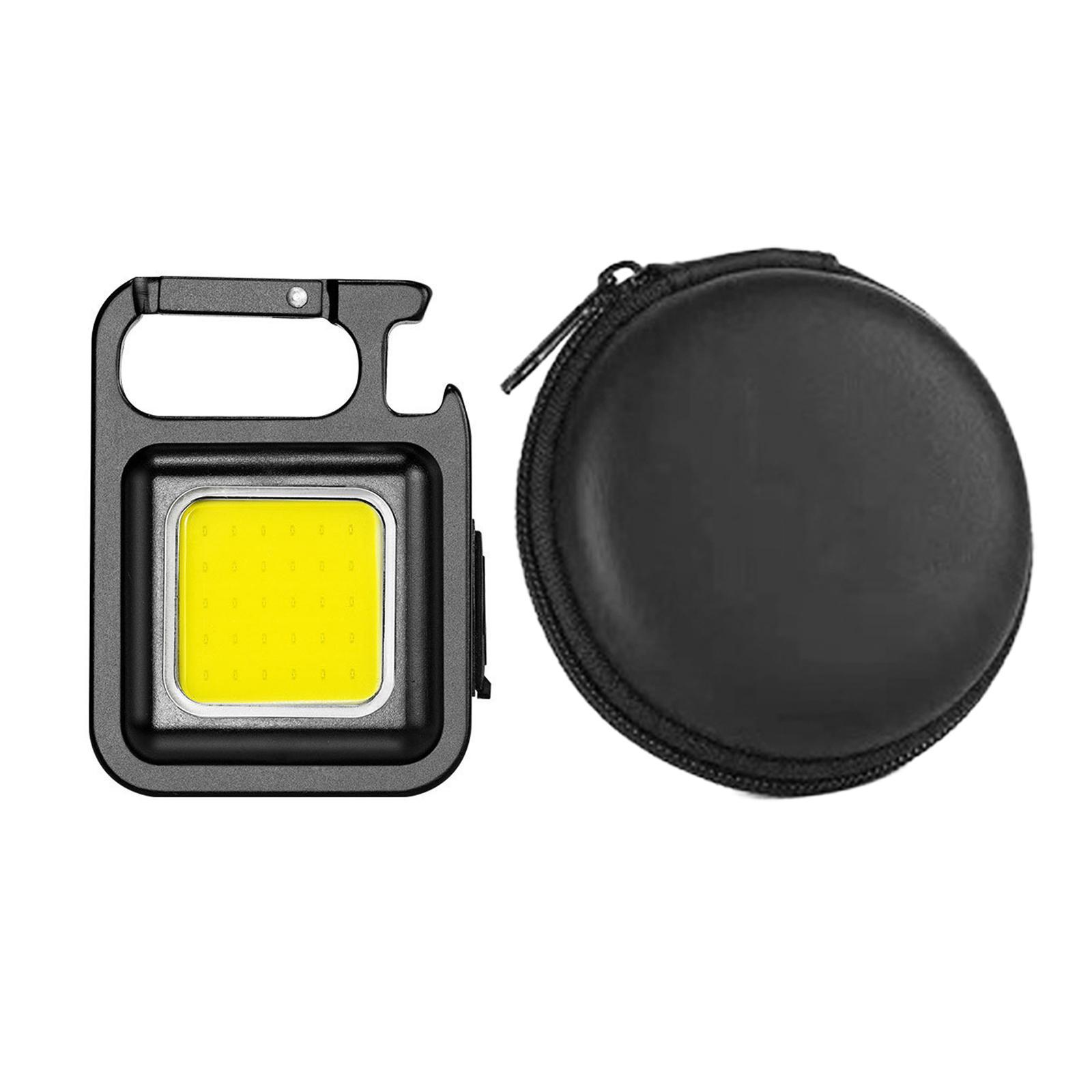 Mini COB Flashlight Portable Work Light USB Rechargeable for Outdoor Fishing