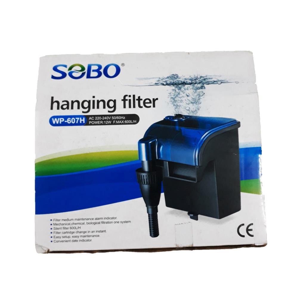 Máy Lọc Thác Hồ Cá Sobo WP-607H - Bộ Lọc Treo Dành Cho Bể Cá