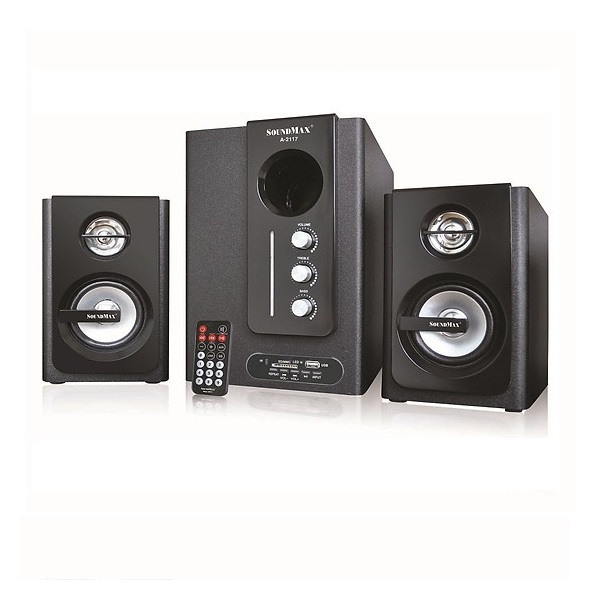 Loa Vi Tính SoundMax A-2117/2.1 60W TG - Hàng Chính Hãng