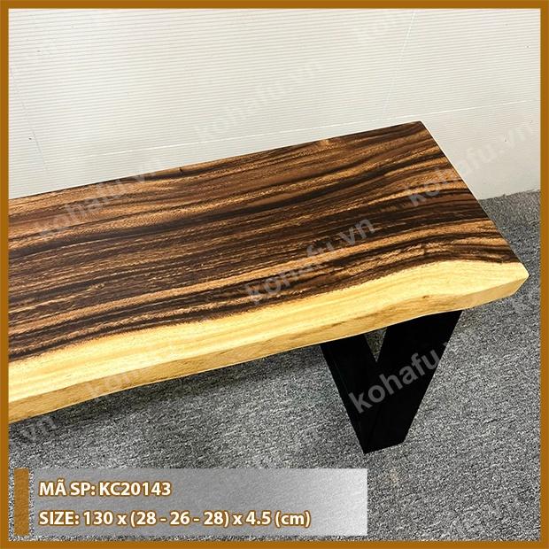 BĂNG GHẾ DÀI GỖ ME TÂY SIÊU VÂN - KC20140-143