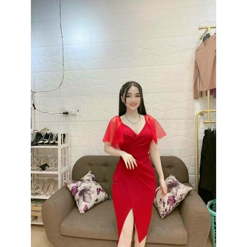 Đầm body xẻ tà size 55-92