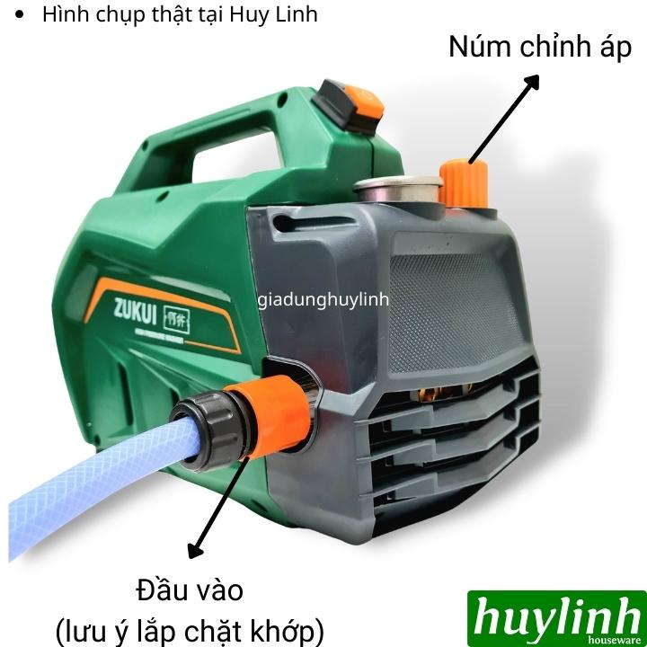 Máy xịt rửa xe chỉnh áp Zukui S8 - công suất 3000W - áp lực 200 - 250 bar - Model 2022 - Tặng béc xịt máy lạnh, điều hoà - Hàng chính hãng