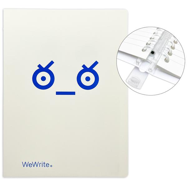 Sổ Còng ReadMe B5 - Kẻ Ngang - 80 Trang 80gsm - Ruột Có Thể Thay Thế - WeWrite 43238 - Màu Xanh Dương