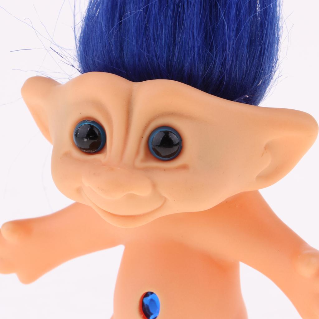Dollhouse Miniature Nude Troll Doll Leprocauns Figures Kid School Project #B