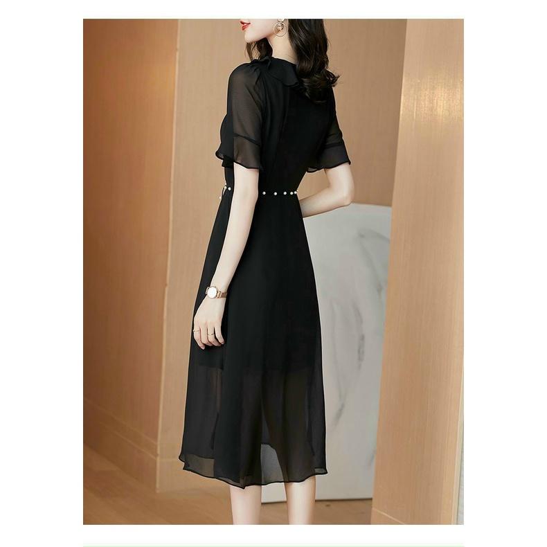 (HCM) Đầm voan chiffon 2 lớp Thời Trang siêu xinh , tôn dáng sành điệu cho các quý cô quý chị em