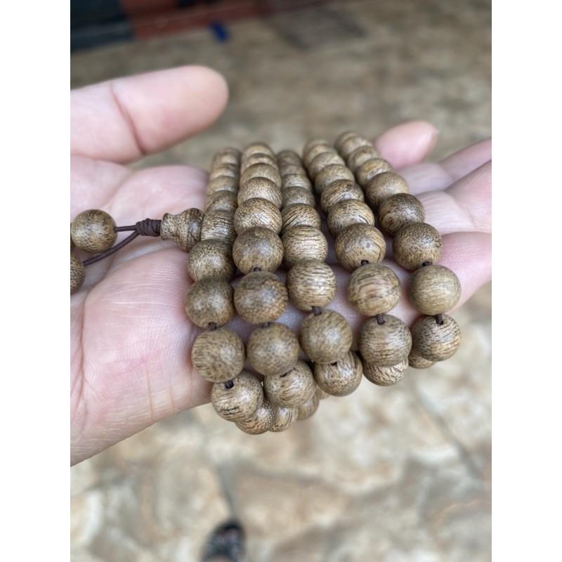 Chuỗi vòng trầm hương 108 hạt 6li, lên tay đẹp mê. Trầm tự nhiên chuẩn Việt, mùi ngọt