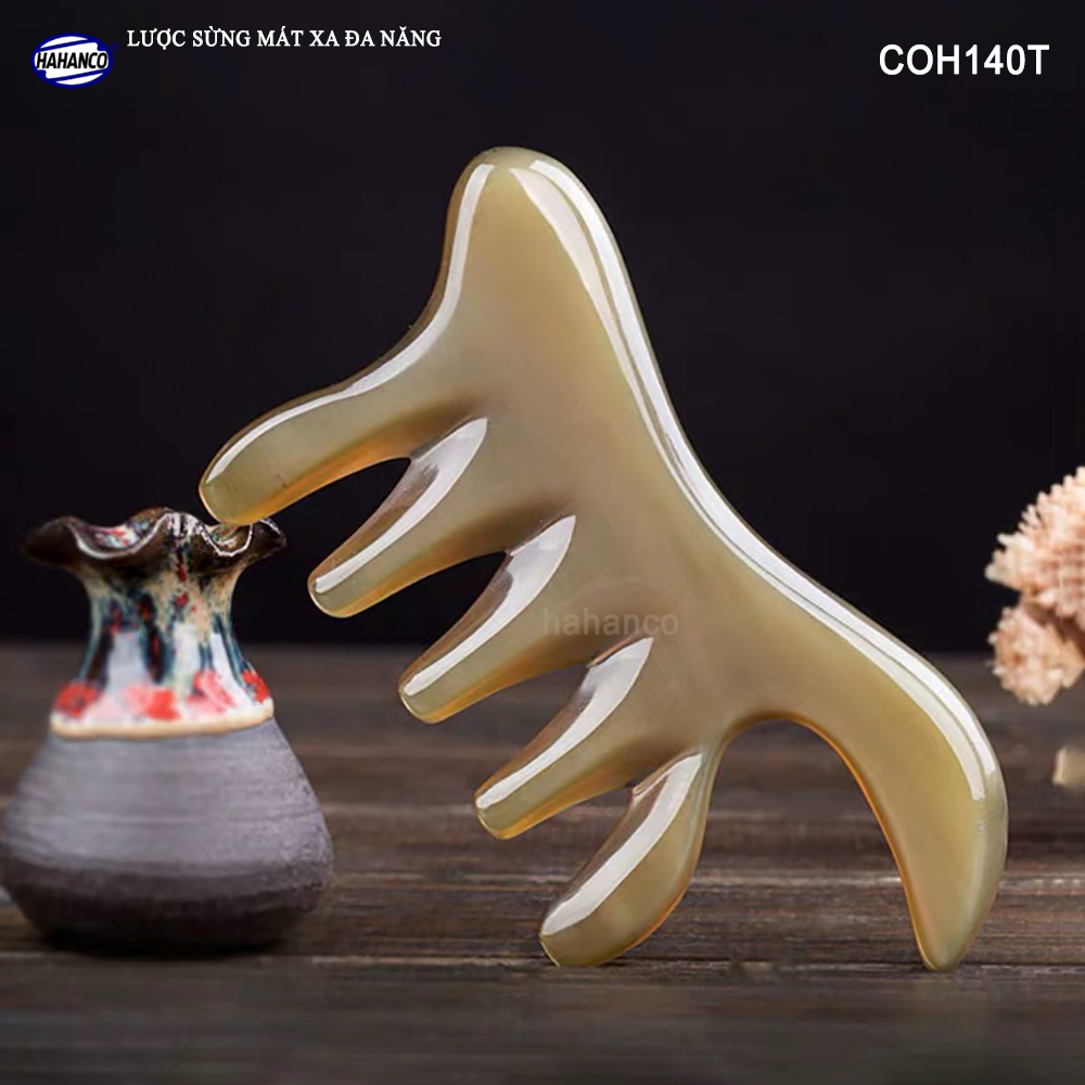 Lược sừng đa năng thần thánh (Size: M - 11cm) Mát xa làm đẹp