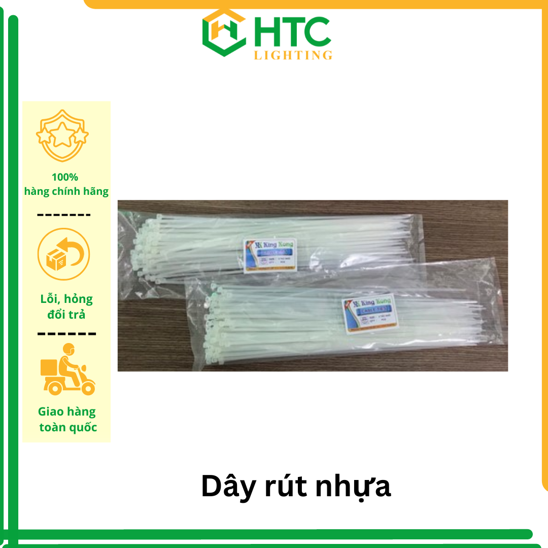 Dây rút nhựa 10cm ,15cm, 20cm,  30cm, 40 cm (70 sợi/bich)