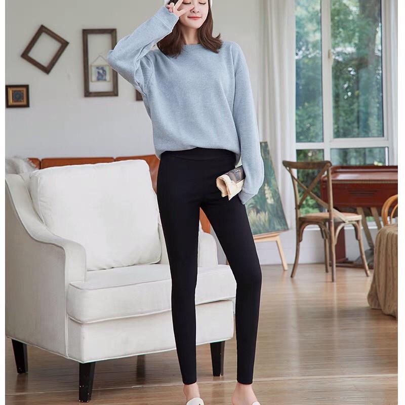 Quần Legging Nữ Dáng Dài Cạp Cao Xuất Hàn