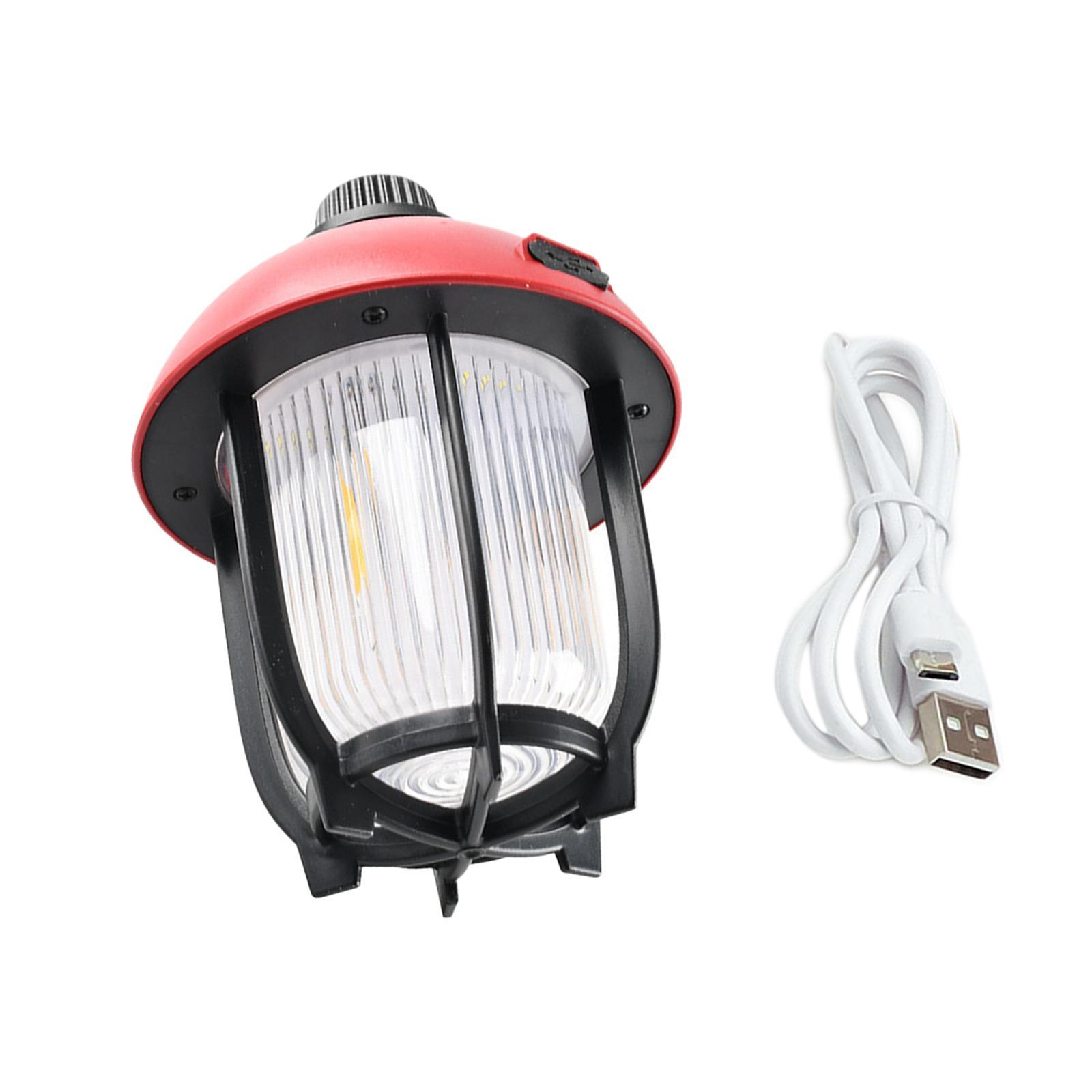 Camping Lantern Dimmable Hanging Lights Rechargeable for Garage Porch Hiking