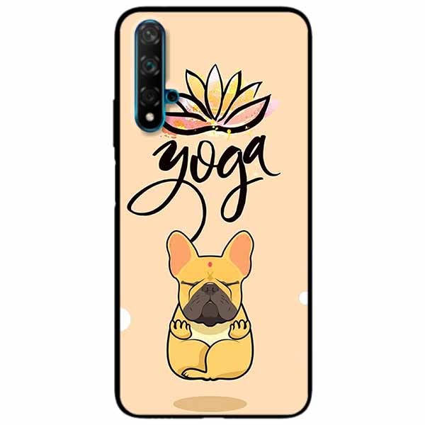 Hình ảnh Ốp lưng in cho Huawei Nova 5T Mẫu Cún Yoga