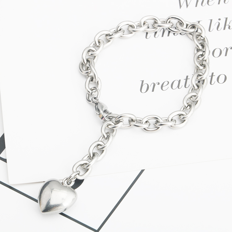 Lắc tay unisex nam nữ trái tim