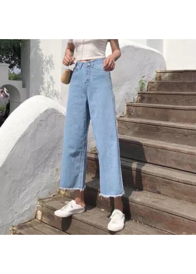 Quần Jeans Nữ Ống Rộng 230