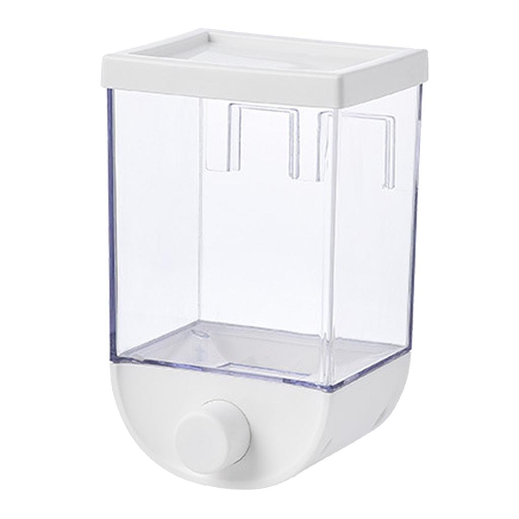 Wall Mount 1000ml Kitchen  Food Dispenser Food-grade Storage Box