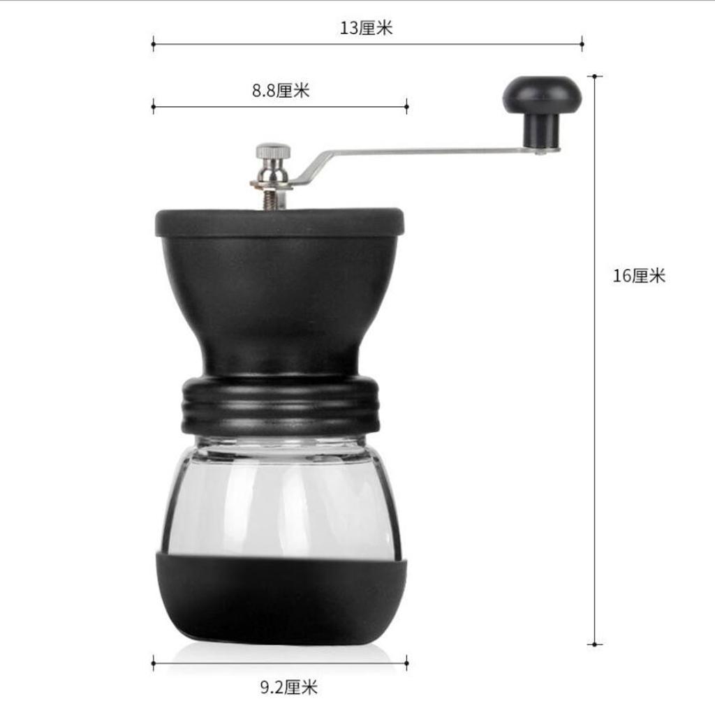 Portable Manual Coffee Grinder with Ceramic Burr Bean Mill Tool Hand Grinder