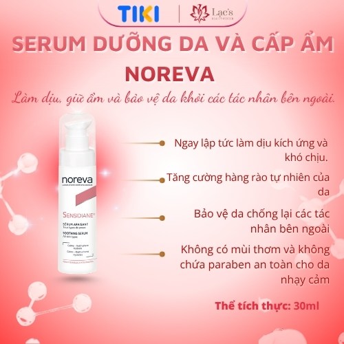 Serum dưỡng da và cấp ẩm Noreva Sensidiane Soothing Serum 30ML