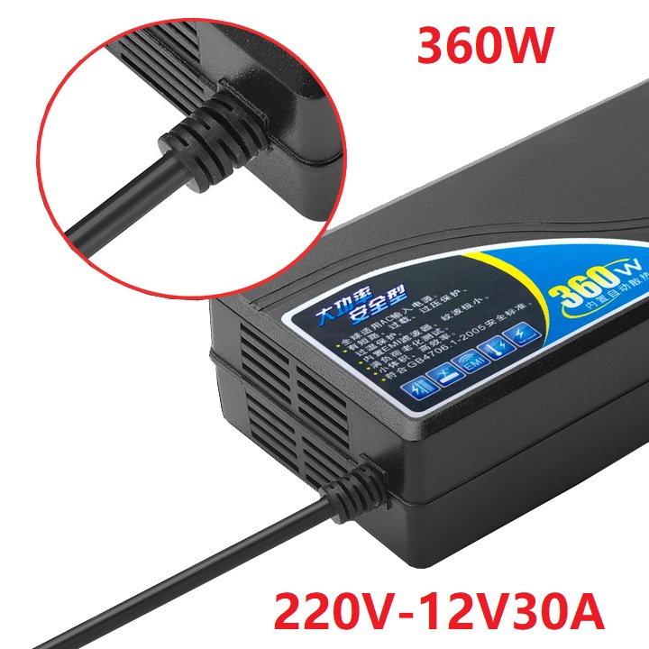 Bộ chuyển đổi nguồn 220V sang 12V-30A công suất 360W WM-220-12