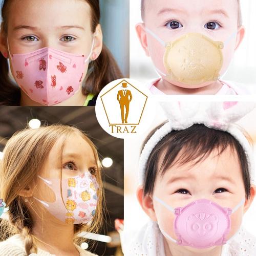 Khẩu trang gấu trẻ em hình gấu cho bé từ 0-3 tuổi UNI MASK bảo vệ hô hấp, chống giọt bắn(1 Cái