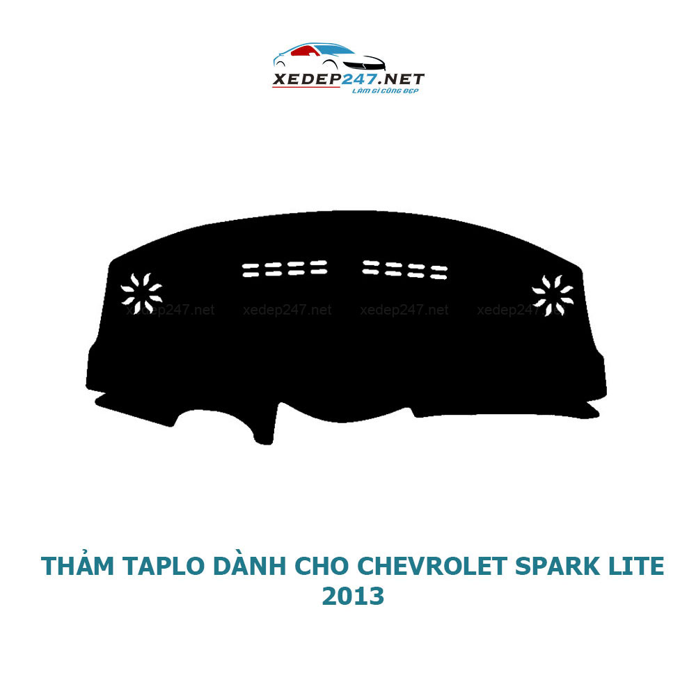 Thảm Taplo dành cho xe Chevrolet Spark LITE 2013 chất liệu Nhung