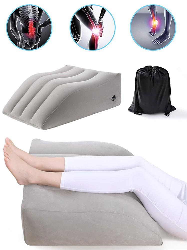 Gối hơi kê chân Tư Thế Nằm, Ngồi Inflatable Leg Raiser Pillow