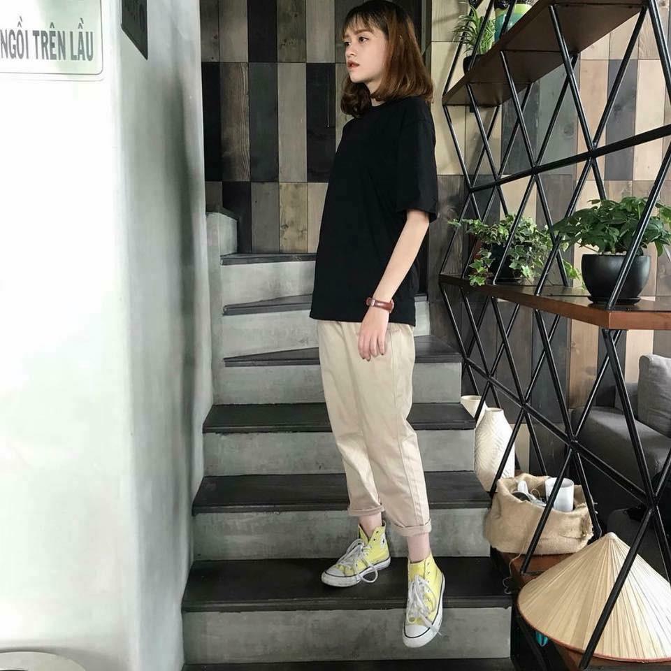 Quần Kaki LM ống suông mềm mịn - Unisex form Nam Nữ Couple Ulzzang KUN