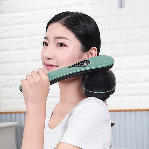 Máy massage cầm tay toàn thân pin sạc 8 đầu PULI PL-661DC4 - 5 chế độ, 6 tốc độ mát xa