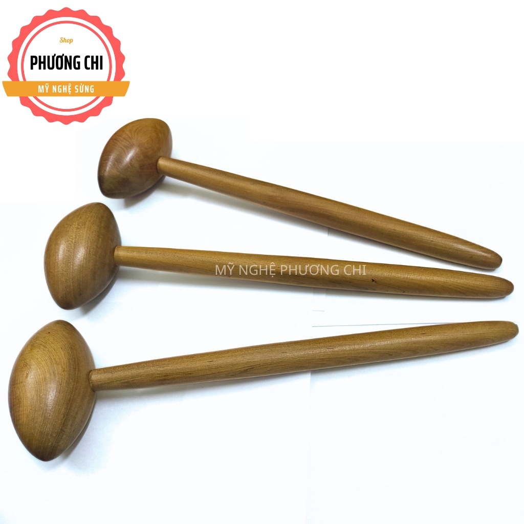 Búa gõ huyệt chân, Búa gỗ massage MB1, Dụng cụ bấm huyệt chân bằng gỗ thơm | Mỹ Nghệ Phương Chi