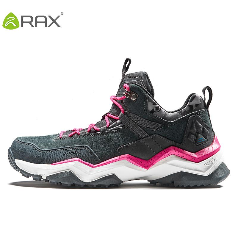 Rax Giày Đi Bộ Đường Dài Mới Nam Giày Đi Bộ Đường Dài Chống Nước Giày Đi Bộ Đường Dài Câu Cá Giày Chống Mài Mòn Woodland Xuyên Quốc Gia Giày Color: black Shoe Size: 44