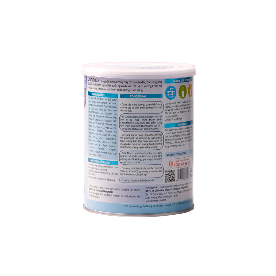 Codoca Ostymilk - Tăng cường hấp thu canxi, chắc xương, tái tạo sụn bị tổn thương