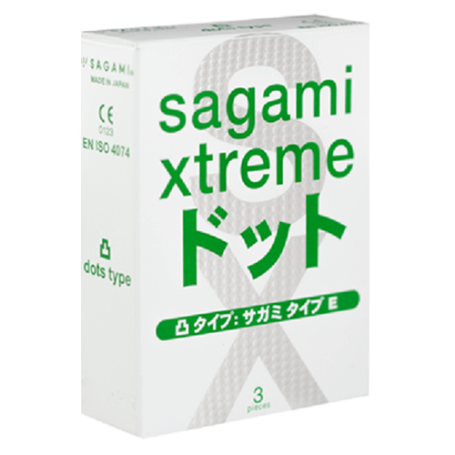 Sagami Xtreme Type E White Box Hộp 3 Cái