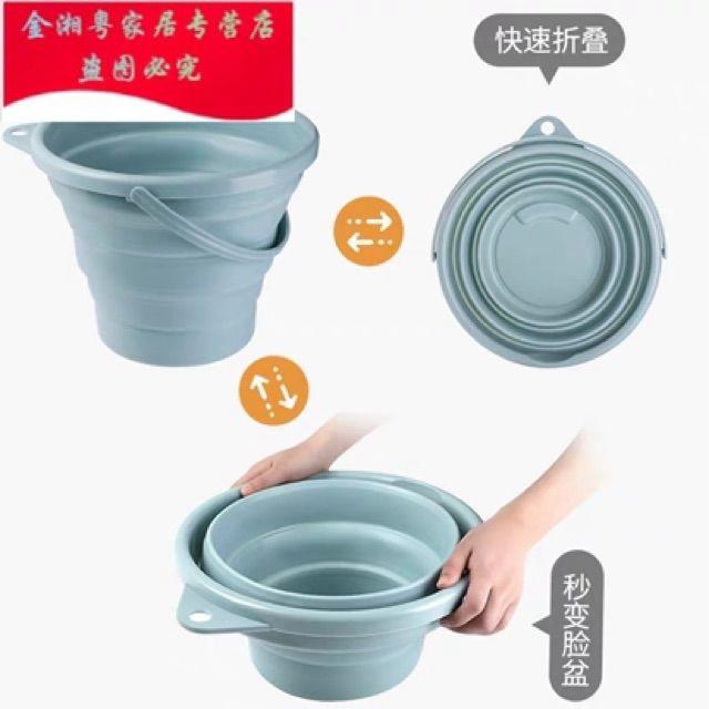 Xô gấp gọn thông minh 3 cỡ siêu bền, không lo vỡ TA