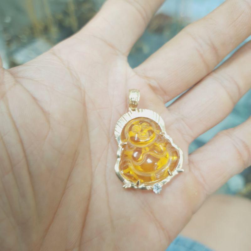 Mặt Dây Chuyền Di Lặc Vàng Vonfram Cao Cấp-Dùng không phai màu vàng cũ có thể làm mới