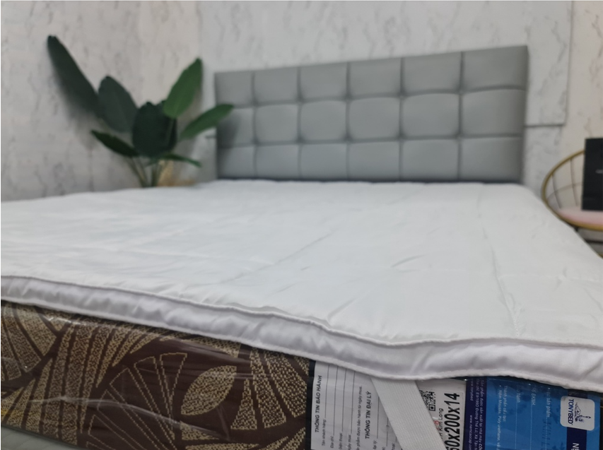 Bảo vệ nệm Kim cương chính hãng, 1m6,1m8x2m dày 3cm siêu xịn, hàng cao cấp cho mọi loại nệm