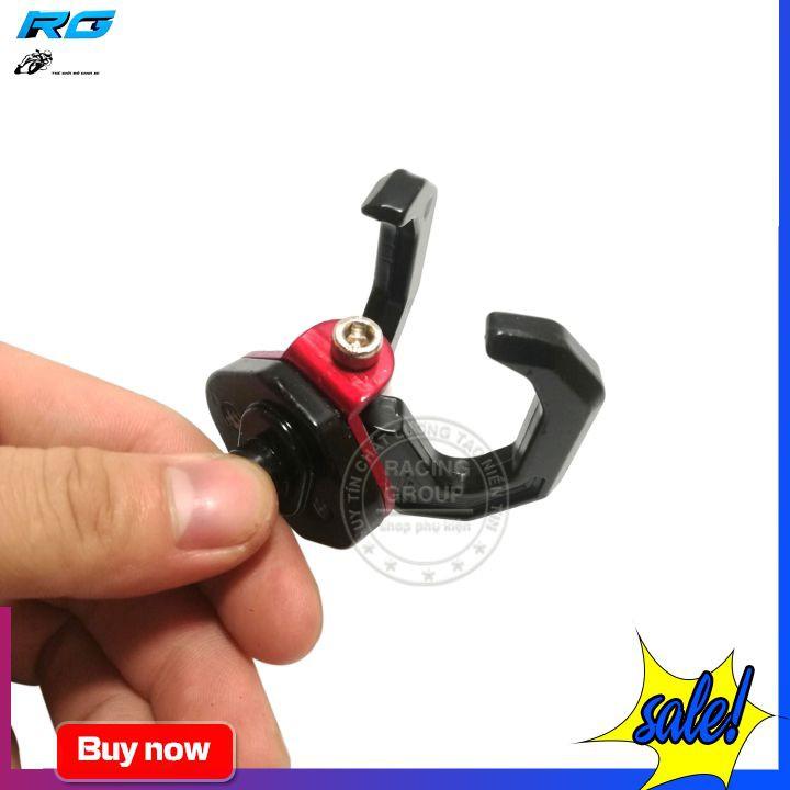 Móc Treo Đồ Cho Xe Máy Kiểu Nhện -2 Móc Xoay 180 Độ